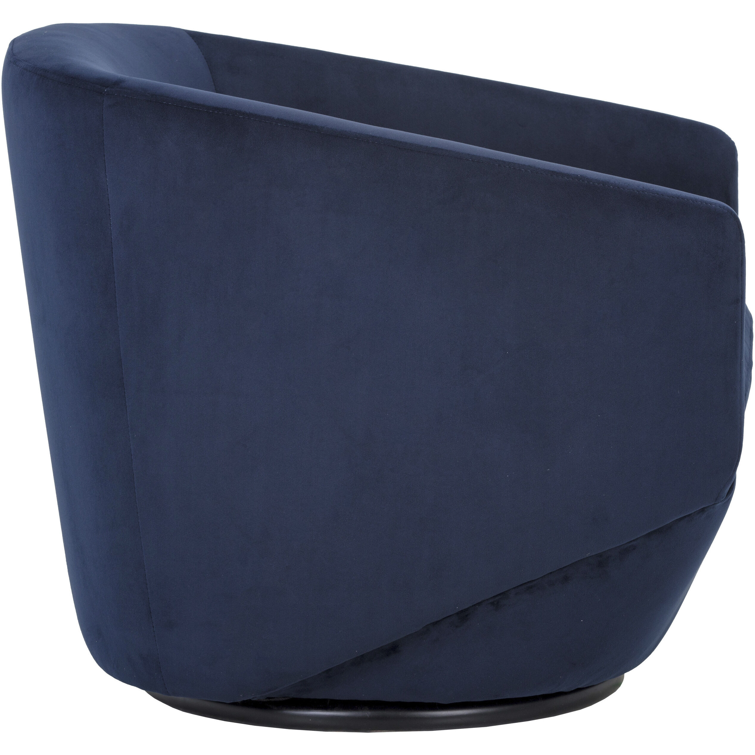 Treviso Metropolis Blue Swivel Lounge Chair, Swivel